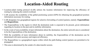 Routing protocols for ad hoc wireless networks | PPTX