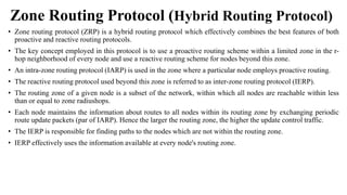 Routing protocols for ad hoc wireless networks | PPTX