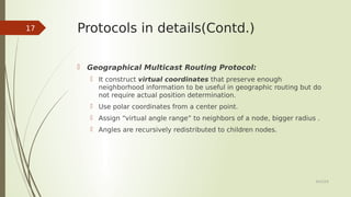 Routing protocols in ad hoc network | PDF