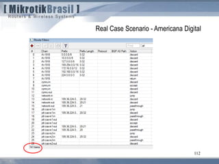 112
Real Case Scenario - Americana Digital
 