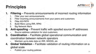Routing security and implications for NRENs | PPT