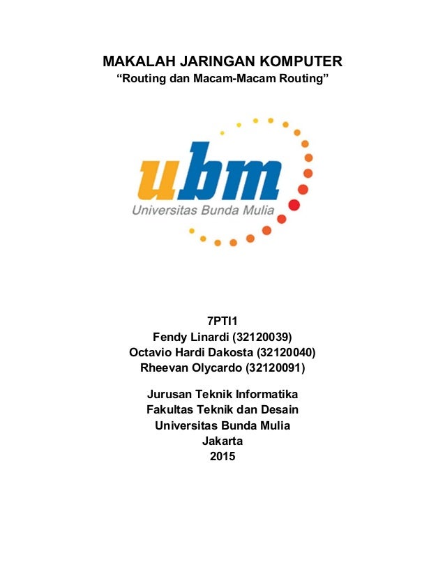 Routing Dan Macam Macam Routing