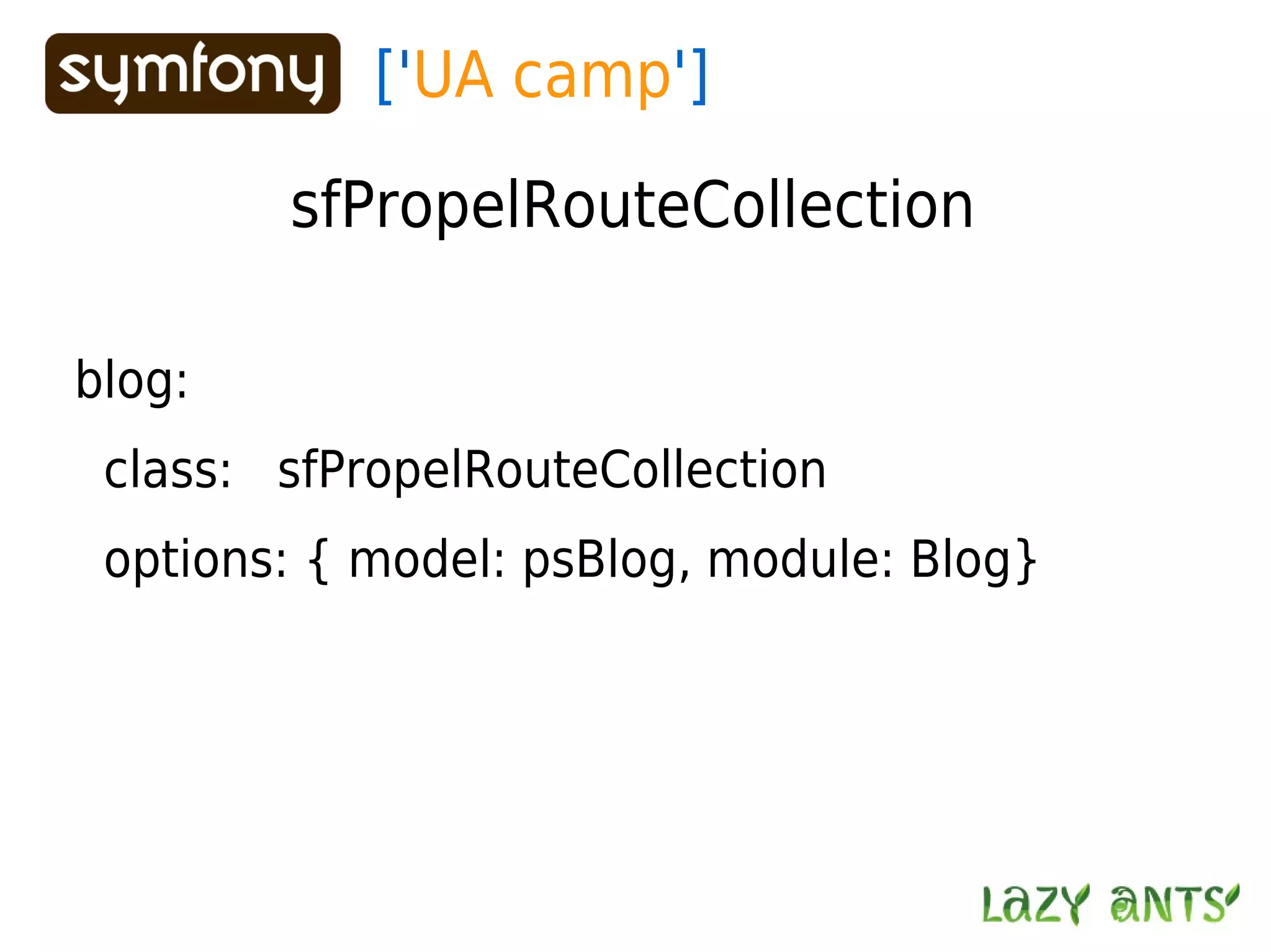 Routing System In Symfony 1.2
