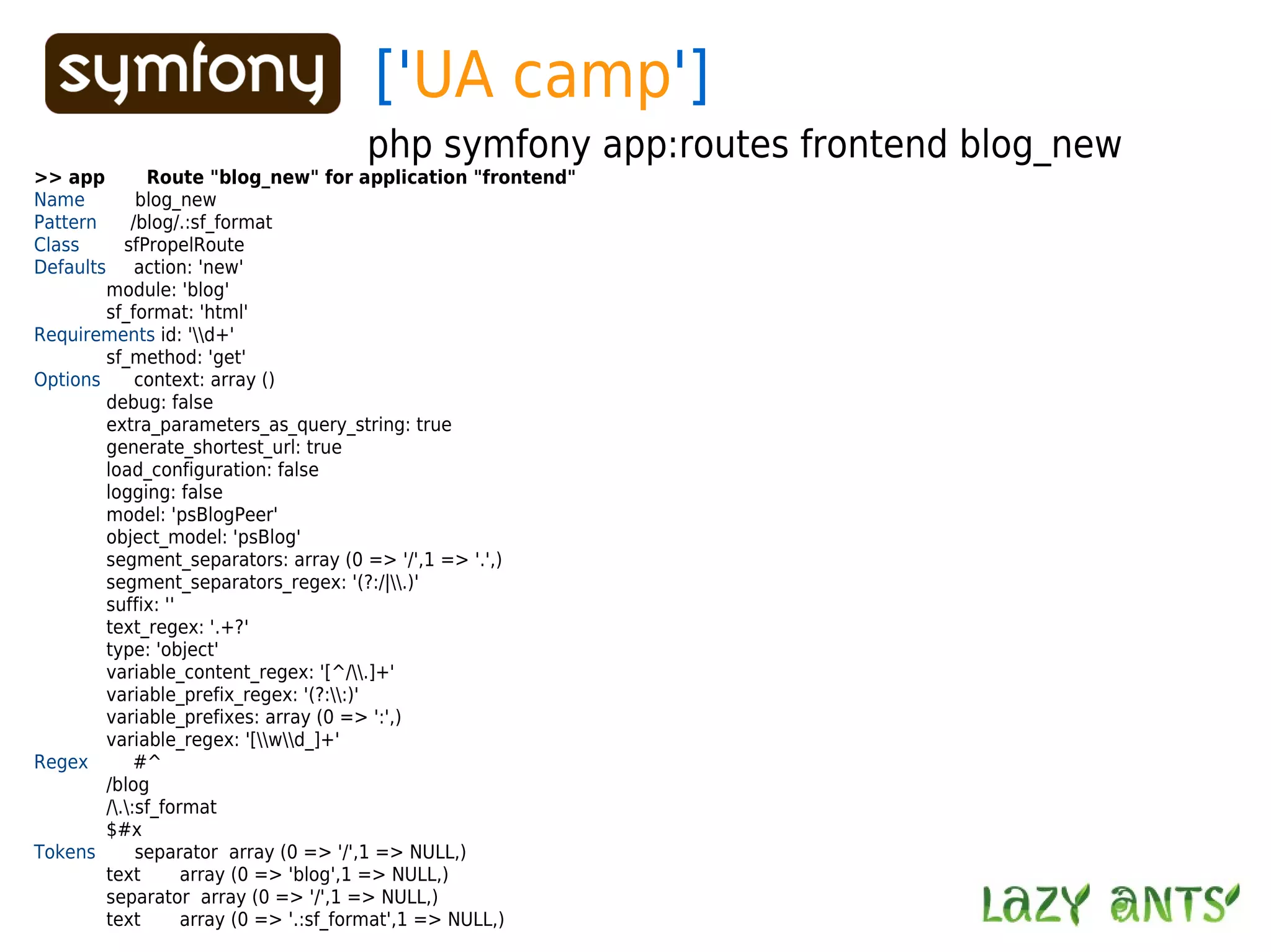 Routing System In Symfony 1.2