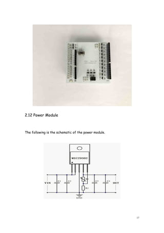 17
2.12 Power Module
The following is the schematic of the power module.
 