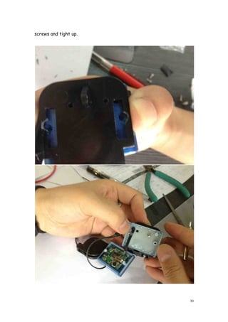 30
screws and tight up.
 