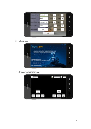（3） Above page
（4） Primary control interfacePrimary control interface
68
 