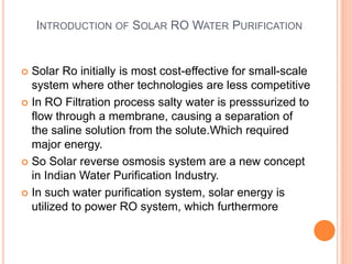RO WATER PURIFICATION MODEL USING SOLAR ENERGY AND.pptx