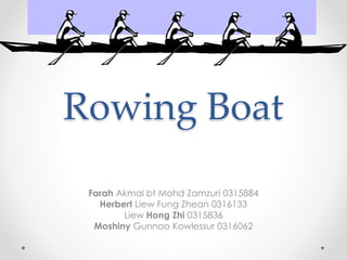 Rowing boat presentation slides | PPT