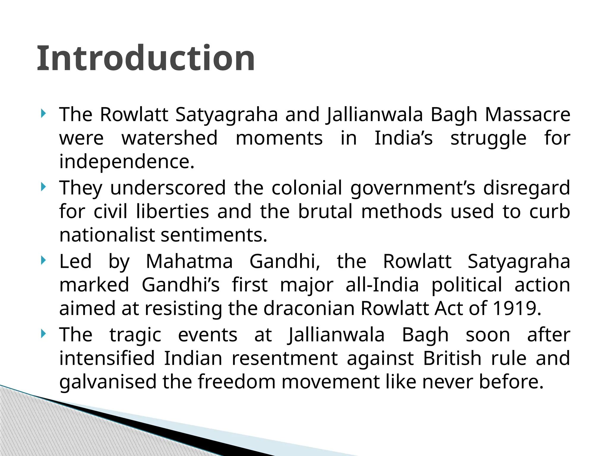 Rowlatt Act Power Point Presentation.... | PPTX