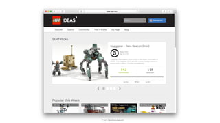 Image: http://ideas.lego.com
 