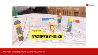 MICHAEL STEINGRESS / MORE THAN METRICS / ROX 2017
 