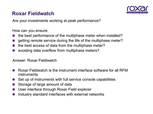 Roxar Multiphase Meter | PDF