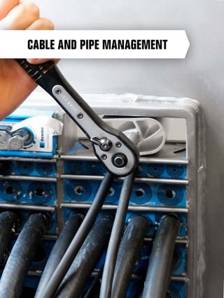 210 www.roxtec.com
CABLE AND PIPE MANAGEMENT
CABLE AND PIPE MANAGEMENT
 