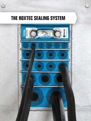 24 www.roxtec.com
THE ROXTEC SEALING SYSTEM
THE ROXTEC SEALING SYSTEM
 