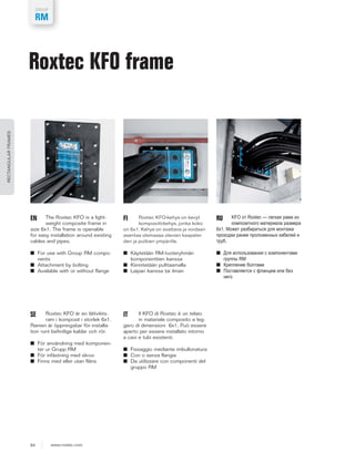 What Is Roxtec Roxtec Sealing Solutions For Cable & Pipe Penetrations - Cable & Pipe ...