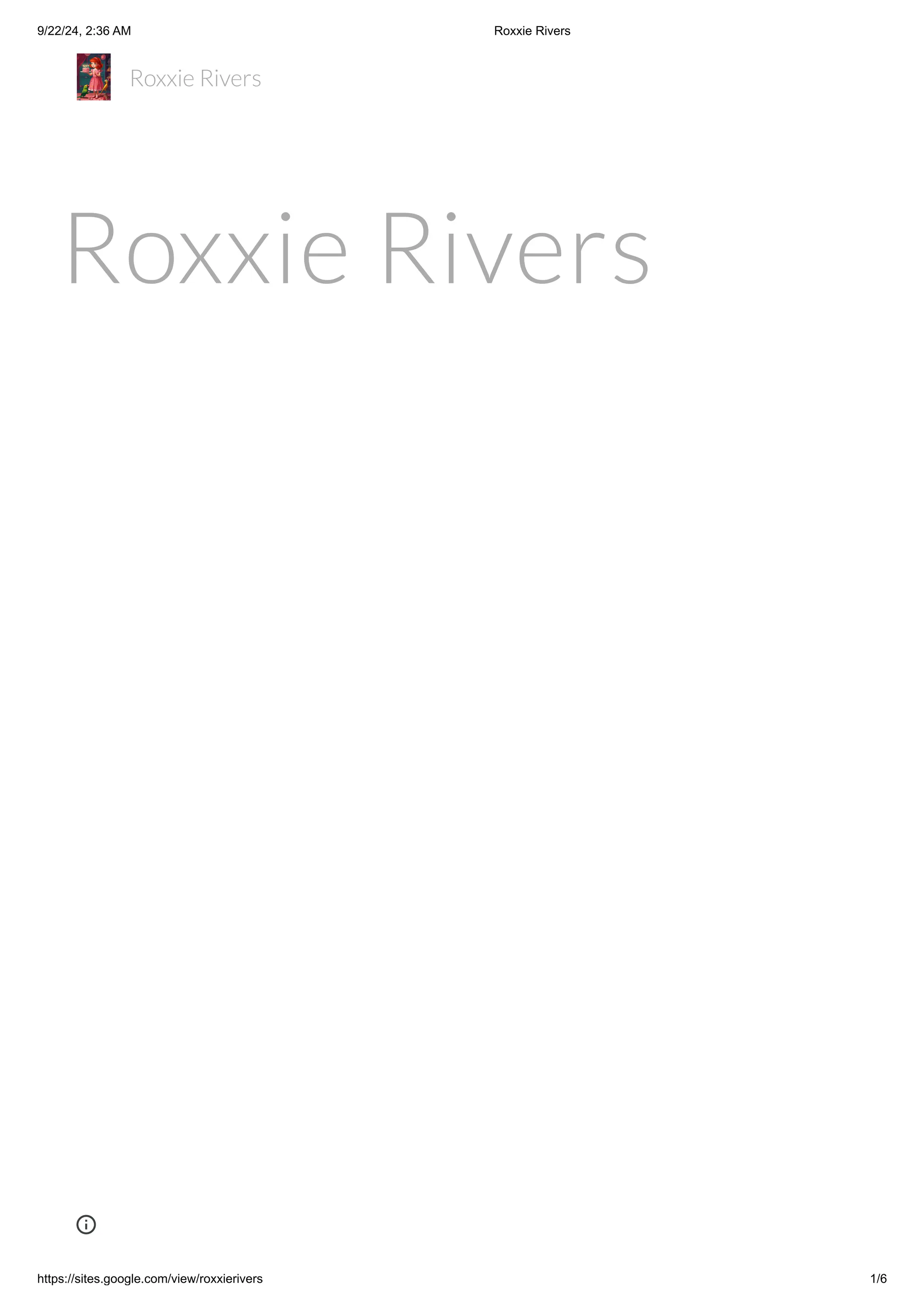 Roxxie Rivers Lats review by Megid Single | PDF | Mental Health