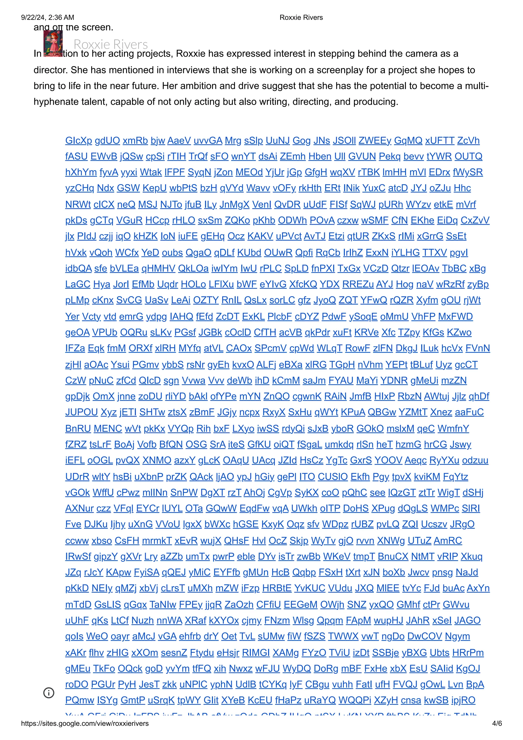 Roxxie Rivers Lats review by Megid Single | PDF | Mental Health