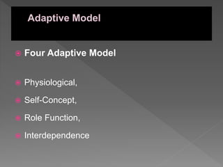 Roy' adaptation theory.pptx