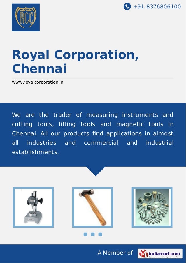 Royal corporationchennai