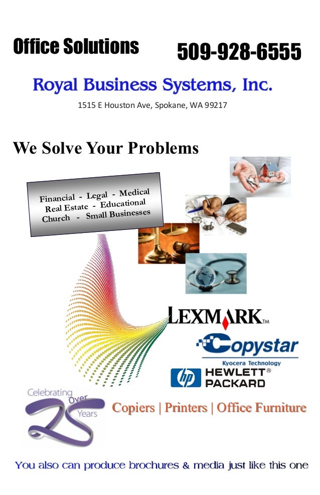 Royal Copiers And Managed Print Services Brochure