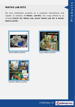 Royal Educational Stores, New Delhi, Maths Lab Kits | PDF