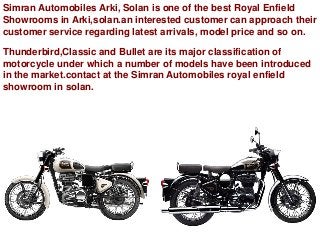 royal enfield bike showroom price
