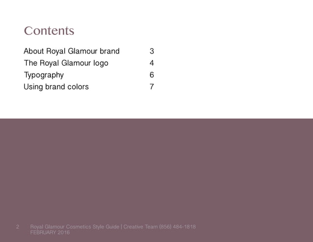 Royal Glamour Raspberry Royal Glam Style Guide PDF | PPT