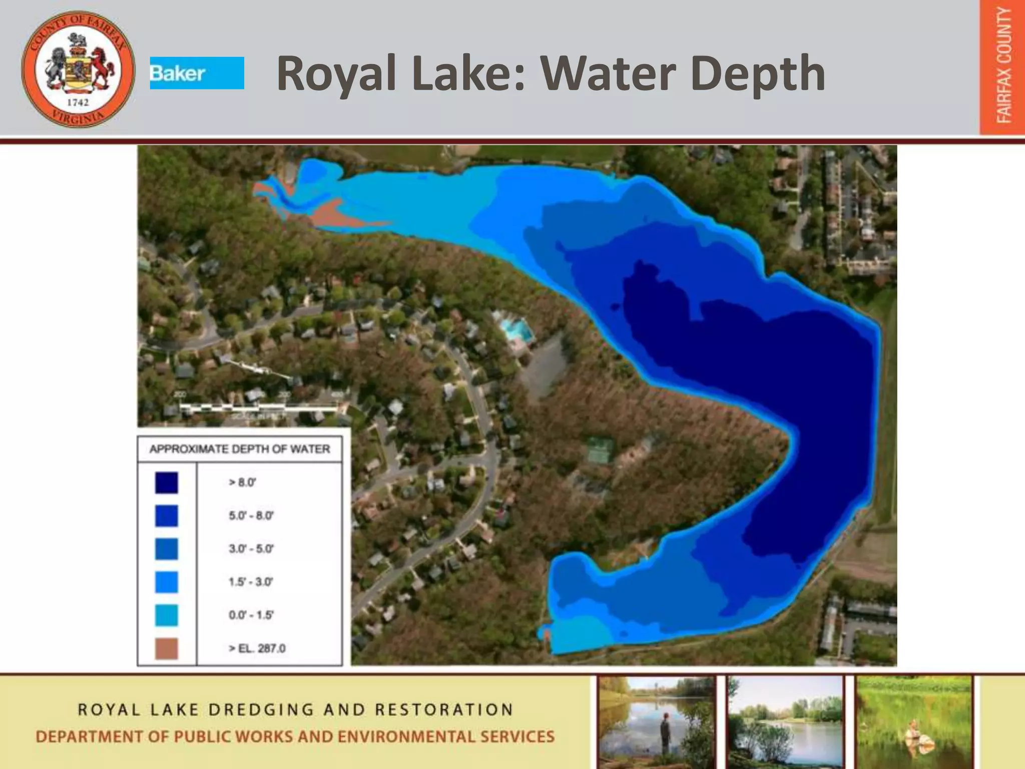 Royal Lake: Water Depth
 