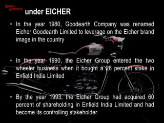 eicher group acquired royal enfield