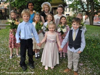 The excitement blossoms! 