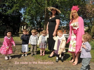 En route to the Reception. 