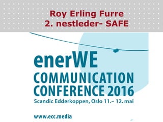 Roy Erling Furre
2. nestleder- SAFE
 