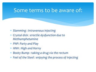 ChemSex and Injecting | PPT