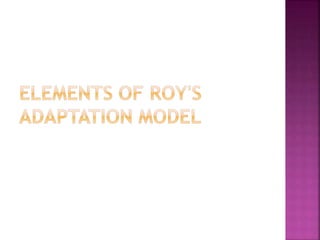Roy's adaptation model by Ritika soni