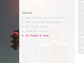 De juiste ruimteIs ruimte die de agendavrijeontmoetingtussenmensenfaciliteert en stimuleert* Het Griekse ‘scholae’ – ons ‘school’ – betekent letterlijk ‘vrije ruimte’