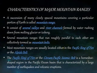 Mountain Ranges | PPTX