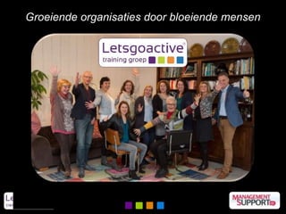 Groeiende organisaties door bloeiende mensen
 