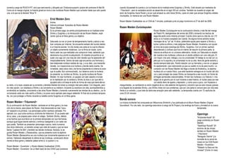 4 5
correrá a cargo de PEACH-PIT, sino que será escrito y dibujado por Choboraunyopomi, autora del yonkoma Ai Mai Mi.
Como en el manga original, la historia girará en torno a las muñecas Rozen Maiden que lucharán hasta que solo quede
una, a la que se le llamará "Alice".9
Eriol Maiden Zero
Anime
Artículo principal: Episodios de Rozen Maiden
Rozen Maiden
Es la primera saga, se centra principalmente en la rivalidad entre
Shinku y Suigintou y la introducción de las Rozen Maiden, expli-
cando qué es el Alice game y su objetivo.
Sakurada Jun es un joven de temperamento fuerte y adicto a rea-
lizar compras por Internet. Se encuentra aislado del mundo debido
a un trauma escolar. Un día recibe una carta en la cual le ofrecen
un objeto sumamente misterioso. Jun la firma sin dudar, como
hacía cada vez que realizaba una compra en línea, sabiendo que
devolvería muy pronto la adquisición. Al instante encuentra en el
suelo una caja con una rosa de color dorado que ha aparecido allí
inexplicablemente. Dentro de esta caja encuentra una hermosa y
bien elaborada muñeca vestida de rojo, y a su lado, una manecilla
dorada. Jun inspecciona a la muñeca y decide darle cuerda. De
inmediato, ésta cobra vida y de forma prepotente le ordena al joven
que la suelte. Aún conmocionado, Jun observa como la muñeca
se presenta: su nombre es Shinku, la quinta muñeca de Rozen
Maiden. En ese momento, un payaso con plan asesino irrumpe
en la habitación por la ventana y Shinku le dice a Jun que ella lo
ayudará sólo si él besa el anillo en forma de rosa que tiene ella en
su dedo, si lo hace, acepta ser su sirviente y dándole libertad de tomar su energía vital para pelear. Con disgusto, pero
sin más opción, Jun obedece a Shinku y se convierte en su médium, iniciando su aventura con ella, acompañándola (y
sirviéndola) en batallas, conociendo a las otras Rozen Maiden y tomando nuevamente las riendas de su destino. Jun le
va tomando cada vez más cariño a Shinku y la pone como ejemplo para seguir adelante. Al final de la primera tempora-
da, Jun jura proteger a Shinku durante su batalla contra Suigintou en el Alice game.
Rozen Maiden ~Träumend~
Es la continuación de Rozen Maiden, centrada en el Alice game y la crea-
ción de la misma, para placer de Rozen. Esta temporada es más "oscu-
ra" respecto a la primera. Los personajes sufren cambios radicales. Por
ejemplo Jun, que lucha contra su síndrome de hikikomori. Él ya puede salir
de su casa, y se prepara para volver al colegio. También Shinku, debido
a los hechos que ocurrieron en la primera temporada con sus hermanas,
aunque igual sigue siendo estricta y continúa castigando a Jun cada vez
que puede. También se presentan personajes nuevos, tanto humanos
(los otros médiums), un extraño conejo que viste de tuxedo y que se hace
llamar "Laplace No Ma" y también las demás muñecas: Kanaria, la se-
gunda Rozen Maiden, y Barasuishou, que se presenta como la séptima
Rozen Maiden (Barasuishou es una muñeca que únicamente aparece en el
anime). Habiendo despertado la última de las muñecas, comenzará oficial-
mente el Alice game y deberán pelear entre sí, lo quieran o no.
Rozen Maiden ~Ouvertüre~ y Rozen Maiden Duellwaltzer (OVA)
Rozen Maiden ~Ouvertüre~ es un flash back de dos OVAS que comienza
cuando Souseiseki le cuenta a Jun la historia de la rivalidad entre Suigintou y Shinku. Está situado por mediados de
~Träumend~, pero la verdadera acción se desarrolla en el siglo XIX en Londres. También se muestra el origen del
amor de Suigintou hacia Rozen y el por qué empezó su odio hacia Shinku, quien al creer que porque Suigintou estaba
incompleta, no merecía ser una Rozen Maiden.
Rozen Maiden Duellwaltzer es un OVA de 7 minutos, publicado junto al juego homónimo el 27 de abril de 2006.
Rozen Maiden Zurückspulen
Rozen Maiden Zurückspulen es la continuación directa y más fiel del manga
de Peach Pit, desligándose del anime del 2006 y tomando los hechos de
segunda parte como historia principal. Cuenta cómo sería la vida de Jun (19
años) si no hubiera aceptado dar cuerda. De alguna forma extraña recibe
mensajes de su "yo" de 14 años, pidiéndole ayuda para reparar a Shinku y
luchar contra la última y más peligrosa Rozen Maiden, Kirakishou con ayuda
al inicio de la peor enemiga de Shinku, Suigintou. Con un primer capítulo
desordenado y confuso que hizo el intento de resumir la primera parte, la
historia se enfoca en un universo alternativo, donde Jun Sakurada no acepto
dar cuerda a las muñecas y ahora es un adulto solitario con una vida gris. El
Jun mayor vive solo, trabaja y va a la universidad. El trabajo le va mal con un
jefe que no lo soporta y la universidad no es su sitio, llena de gente extraña y
donde siempre está solo. Perdió relación con su hermana y vive en un peque-
ño apartamento, casi malviviendo ya que su sueldo no le da para mucho. La
conexión con las Rozen Maiden les llega a través de Kirakishou, la séptima
muñeca sin un cuerpo físico, que está haciendo estragos en el mundo del otro
Jun y para arreglar las cosas Shinku se transporta a ese mundo, en forma de
entregas semanales coleccionables. Si bien las muñecas y su historia (+ nos-
talgia) es el gancho por el cual iniciarse a esta historia, el núcleo pasa por ese
Jun adulto lleno de apatía y depresión, y como poco a poco, con tropiezos e
inseguridades, va cambiando la visión negativa de su vida saliendo del egoísmo y encierro que se auto impuso gracias
a la llegada de la estirada Shinku, una Shinku triste con sus problemas, que por una parte lo conoce pero por otra esta
frente a un extraño, y que trata de darle ese empujón para salir adelante. La temporada cuenta con 13 capítulos de
unos 23-24 minutos
Banda sonora
La música incidental fue compuesta por Mitsumune Shinkichi y fue publicada en el álbum Rozen Maiden Original
Soundtrack. Por otro lado, los openings estuvieron a cargo de Ali Project y los endings de Kukui y Annabel en la nueva
temporada.
Openings
"Kinjirareta Asobi" (El
juego prohibido) en Rozen
Maiden.
"Seishōujo Ryouiki" (El
dominio de las chicas
santas) en Rozen Maiden
~Träumend~.
"Baragoku Otome" (La
doncella de la cárcel de
rosas) en los OVA Rozen
Maiden ~Ouvertüre~.
"Watashi no Bara wo Ha-
minasai" (Come mi rosa)
 