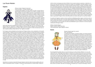 8 9
Las Rozen Maiden
Suigintou
(Mercury Lampe, Lámpara de mercurio)
Seiyū: Rie Tanaka - CD drama: Mamiko Noto
La primera Rozen Maiden. Es la única muñeca con alas y su mayor deseo es
ganar El Juego de Alicia para encontrarse con su Padre y conseguir que él la
quiera, haciendo cosas tan increíbles como herir a seres humanos en el inten-
to. Sádica, frívola, arrogante y extremadamente orgullosa. Suigintou fue des-
de el principio una de las favoritas a convertirse en Alicia. Su mayor enemiga
es Shinku, a quien odia desde hace mucho tiempo, y está tan obsesionada
con derrotarla que cada vez que se chocan la desafía a un combate a muerte y
cuenta los minutos transcurridos desde su último enfrentamiento o algún he-
cho que haya ocurrido (aunque Shinku también lo hace). La faceta oscura de
Suigintou comienza a cambiar en cuanto conoce a Megu, una chica enferma
que si bien le dice que no tiene ningún reparo en robar su energía vital para
usarla en El Juego de Alicia, en realidad quiere encontrar una forma de poder
salvarla y no desea usar su energía para no lastimarla, ya que, es la única que
jamás sintió temor de los mediums que ha tenido y la trato del “ángel negro” que vino a llevársela con ella,
después ambas son “imperfectas” (a Megu le faltaba la mitad del corazón y Suigintou como las demás Rozen
Maiden se siente imperfecta por no ser Alicia. (falta su torso en el anime)) se sentía conectada aún más con
ella. Su espíritu artificial se llama Mei Mei (“mei” significa oscuridad).
En el manga se muestra desafiante ante las demás por El Juego de Alicia y áctua conspirando con Souseiseki
contra las demás, a cambio de que esta la ayudara a encontrar el árbol de los sueños que buscaba su medium.
Roba la Rosa Mística de Souseiseki sin vencerla en pelea pero al tiempo esta la rechaza provocándole dolor
en el pecho y agrietando su espalda por donde salen sus alas. Hace el contrato del anillo de la rosa con Megu
después de su primer encuentro con la séptima muñeca, para poder protegerla, más no usar su energía para
no causarle dolor. Megu es raptada por Kirakishou a través del espejo al final del manga y es perseguida por
Suigintou quien va en su rescate. En Rozen Maiden Tales ella y Shinku pasan de “enemigas a muerte” a “riva-
les amistosas”, sólo para poder salvar a Megu de Kirakishou y lograr volver al mundo y tiempo que se debe,
ya que llegó al “mundo sin cuerda” por una madriguera del conejo. Después de volver y sin lograr encontrar a
Megu más que en el momento del rapto al N-Field de Kirakishou donde perdió su contacto, vuelve a encon-
trarla en el hospital donde Jun está internado por causa de la agresión de Megu a él manipulada por Kiraki-
shou. Completamente cambiada por la influencia de la séptima muñeca desaparece una vez más en el espejo,
y se une a Kanaria para poder recuperar a sus respectivas mediums que fueron secuestradas. En el castillo de
cristal de Kirakishou rescata al anciano ex-medium de Souseiseki y va junto a Shinku y una “sin cuerda” Ka-
naria al último enfrentamiento donde Kirakishou se ha fusionado con Megu para ser Alicia y tener un cuer-
po orgánico, Kirakishou absorbe las rosas místicas de Kanaria y la ya muerta Suiseiseki que esta parasitada
y obtiene más poder donde en un último ataque empala con cristales a Suigintou matándola y perdiendo El
Juego de Alicia, no sin antes lograr hablar por última vez con la verdadera Megu quien le dice que su cuerpo
si será de Kirakishou, pero su vida era para Suigintou como lo prometió cuando le dio el anillo y ser el ser
más especial para ella y cumple su deseo de matarla atravesándola con sus alas al ver que ya no podría salvar-
la. Kirakishou se da cuenta de los sentimientos entre un humano y su muñeca y al detenerse el reloj que daba
vida el castillo gracias a Jun se destruye su mundo de ilusión en mariposas. Al final vuelve a la vida gracias
al sacrificio que Shinku, ya convertida en Alicia hace en dividir su rosa mística completa en 7 rosas místicas
para todas pero esta última muere para siempre. Visita por última vez la iglesia donde esta el padre de Megu
y le explica que ella fue quien se llevó a su hija por su propio deseo y se va con las demás Rozen Maidens al
N-Field.
Inicialmente en la primera temporada del anime Suigintou intenta de todas las formas posibles acabar con
Shinku, arrastrándola incluso a su propio N-Field, pero resulta perdiendo en la última batalla. Después de
recibir un fuerte contraataque por parte de Shinku y Jun su cuerpo comienza a quemarse y a destruirse, en-
tonces se da cuenta que lo que decía su hermana era verdad: al ser incompleta y no poseer médium, no tenía
posibilidades de ganar el Alice Game, y termina muriendo mientras le llora a su Padre. Sin embargo, Suigin-
tou es nuevamente restaurada y reincorporada al juego sin que nunca supiera la identidad de la persona que
la reinició (presumiblemente fue el mismo Rozen). En la segunda temporada Megu encuentra a Suigintou y
se convierte en su médium. El parecido entre Suigintou y el estado terminal de Megu hace que sus emociones
cambien, situación que aprovecha Barasuishou diciéndole que podría salvar a Megu con las Rosas Místicas si
aceptaba formar una alianza con ella. Suigintou acepta el trato y logra vencer a Souseiseki, pero ya en la recta
final, cuando sólo quedaban tres muñecas en el juego, es traicionada por Barasuishou a través de un fulmi-
nante ataque por la espalda, perdiendo nuevamente el Alice Game. Le confía su Rosa Mística a Shinku para
que no se la quede Barasuishou, demostrando que le tenía al menos un mínimo aprecio. Despierta al final del
anime ya que perdió El Juego de Alicia contra Barasuishou una muñeca falsa que no es una Rozen Maiden.
Los poderes de Suigintou consisten en lanzar una lluvia de afiladísimas plumas negras a través de sus alas (es
la única muñeca que posee alas), con las que además puede prenderles fuego, usarlas como escudos y aumen-
tarlas de tamaño para embestir. En el anime puede transformar sus alas en dragones, en fuego azul que dispa-
ra a gran potencia y crear una espada. Son todas estas habilidades lo que la convierten en una de las mayores
contrincantes del Juego de Alicia.
Médium: Kakizaki Megumi
Espíritu Artificial: Mei Mei (Mei Mei)
Color predominante: Negro (elegancia, tristeza)
Kanaria
(Kanaria, Kanarienvogel, Ave canario)
Seiyū: Yumi Shimura
La segunda Rozen Maiden. Es bastante enérgica y de mucha autoestima,
tanto que dice ser la más inteligente de las hermanas. En el fondo ella es
inmadura y excéntrica (hasta hipócrita, puesto que se burla de la actitud
infantil de Hinaichigo), pero camufla esta característica con una máscara
de arrogancia. La mayor parte del tiempo se lo dedica a espiar a las otras
muñecas y vigilar cada uno de sus movimientos, inventando planes para
infiltrarse en la casa de Jun y robar las Rosas Místicas, pero todos sus in-
tentos terminan siempre en cómicas situaciones. Su médium es Kusabue
Mitsu, una chica aficionada a las muñecas que quiere tener a todas las
Rozen Maiden en su colección, motivando a Kanaria a querer convertirse
en Alicia para conseguirle a las otras. Su personalidad se complementa
con la de Hinaichigo, quien al final termina siendo su mejor amiga. Cabe
destacar también que al final de cada frase acostumbra a decir “kashira”
(que significa “quizás”). Su comida favorita es el tamagoyaki u omelet
japonés que a menudo le es robado por pájaros hambrientos.
En el manga ella frecuentaba espiar a la casa de Jun hasta que un día al intentar infiltrarse a la casa es des-
cubierta por Nori y Hinaichigo, donde empieza su relación con las demás muñecas de la casa y el posterior
encuentro entre Jun y Mitsu. Más tarde Kanaria es excluida del grupo de búsqueda de la Rosa Blanca. Debido
a lo ocurrido con la muerte de Hinaichigo y posesión de su cuerpo, y Shinku y Suiseiseki desean que este a
salvo para que no sufra tal destino siendo la única que se salva de la trampa final de Kirakishou al final del
manga. Posteriormente en Tales es ella junto a Jun y Mitsu quienes mandan los mensajes y partes del cuerpo
de replica de Shinku al Jun del “Mundo sin cuerda”. Déspues del encuentro de ambos Jun con ella presente
va junto a Jun adulto al rescate de ellas encuentro a sus hermanas atrapadas en la prisión de cristal de Kira-
kishou y las rescata usando el poder de su violín para romper ilusiones, luego, consigue llegar al lado a Jun
joven quien trataba de alcanzar el cuerpo perdido de Shinku, y juntos logran recuperarlo con ayuda de Berry
Bell y llevarlo con Shinku. Más tarde en la búsqueda de Kirakishou por el cuerpo de Hinaichigo, comienza
 