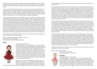 12 13
Rosa Mística es extraída, pero en lugar de cogerla Suiseiseki, se la roba Suigintou. Déspues se la ve en el mar
del subconciente como un alma que guía a Jun para volver al mundo real, aunque no recuerda su nombre.
Su cuerpo es robado a finales del manga y es usada en la trampa final de Kirakishou contra Suiseiseki para
matarla.
Más tarde, en Rozen Maiden Tales, Kirakishou usa su cuerpo inerte y lo parasita para poder manifestarse en
el mundo del Jun de 18 años. Esta situación no dura por mucho, puesto que Jun, al besar el anillo de Sou-
seiseki se convierte en su médium, y ésta pudo al fin librarse de Kirakishou. Entonces, luego de convencer a
Suigintou de devolver la Rosa Mística robada, las hermanas gemelas usan sus poderes conjuntos para estabi-
lizar las dos dimensiones. Convive con Shinku y Suiseiseki en casa de Jun después de regresar al mundo real,
aunque su intención es aún la de salvar a su antiguo medium secuestrado por Kirakishou.
En la primera temporada del anime, su médium perdió a su hijo en su accidente y su esposa quedó en estado
de coma. Debido a esos traumas comenzó a creer que Souseiseki era su “hijo” (ya que tenía apariencia mas-
culina) y ella misma decide abandonar a Suiseiseki para quedarse a ayudar a su confundido médium. Suigin-
tou, quien se da cuenta de lo que pasó, comienza a planear una jugada para conseguir las dos Rosas Místicas
y entra en la mente del hombre hasta dejarlo casi muerto. Souseiseki se dirige a salvarlo tras una ligera y corta
lucha con Suiseiseki, y al final encuentran el alma del hijo fallecido en la mente de la esposa en coma, que
no la dejaba despertar por querer estar con ella. El hijo entiende lo que las Rozen Maiden le dicen y termina
liberando a su madre, logrando salvar así al médium de Souseiseki. Tiempo después de la aparición de Bara-
suishou, en la segunda temporada, Souseiseki ve en un N-Field a su Padre, que está muy triste por no poder
encontrar a Alicia. Souseiseki decide entrar al juego para aliviar la tristeza de Rozen, no obstante, es vencida
por Suigintou y pierde El Juego de Alicia (esto es a veces visto como un acto de venganza, porque tal como se
muestra en la OVA, Suigintou es derrotada primero por Souseiseki). No despierta al final del anime ya que
perdió El Juego de Alicia contra una Rozen Maiden (Suigintou) real a comparación de la falsa Barasuishou.
Aunque Souseiseki tiene la habilidad de podar o destruir los árboles de los sueños, prefiere el enfrentamiento
físico y usar las tijeras como si fuese una espada.
Médium: Yuibishi Kazuha (manga), Sakurada Jun (manga tales)
Espíritu artificial: Lempicka (Renpika)
Color predominante: Azul (estabilidad, profundidad)
Shinku
(Shinku, Reiner Rubin) Rubí Puro
Seiyū: Miyuki Sawashiro - Voz en inglés: Mela Lee - CD drama: Yui Horie
La quinta Rozen Maiden. Su nombre, además de su significado original, po-
dría ser un juego de palabras con la pronunciación nipona del francés “cinq”
(cinco). Ella es fuerte, dominante, posesiva y de liderazgo nato, aunque
terriblemente mandona. Su hobbie consiste en ordenarle quehaceres a Jun, a
quien trata en calidad de sirviente-esclavo, exigiendo a buenas o malas que
se le atienda y que respeten su espacio y sus cosas. Shinku es la favorita a
convertirse en Alicia, por eso sus hermanas la admiran y reconocen, solien-
do acudir a ella en busca de apoyo y consejo. También, Rozen la consideraba
su más perfecta creación, instándola con cariño a que se convierta en Alicia
para él, y así, con la apariencia de una dama de la aristocracia, Shinku mues-
tra un porte airado y lleno de orgullo.
Inicialmente se la ve mucho más acomplejada, por ejemplo, nunca usa los
prefijos “-kun”, “-chan” o “-san”, excepto cuando se refiere a su Padre o a
Kunkun, un muñeco-detective a quien adora enfermizamente. Ella quiere
hacer que su médium domine los conflictos consigo mismo, incluyendo su
trauma escolar, explica que es porque los corazones de una Rozen Maiden y su dueño están conectados ínti-
mamente. De igual manera ayuda a resolver las dificultades de sus hermanas, pocas veces atacándolas, si no
la retan primero.
Se ve que Shinku siente algo especial por Jun. Ahora debemos tomar en cuenta el sentimiento de amor y fide-
lidad hacia sus hermanas, ya que es el vínculo con ellas lo que reduce su deseo de volverse Alicia. Ese deseo
se mantuvo firme hasta que pierde su brazo en su batalla contra Suigintou y Souseiseki, y lo recupero después
de la muerte de esta última entendiendo que nadie merece ser llamado: imperfecto. Es ella quien gana El
Juego de Alicia contra Hinaichigo, dándole la opción de tomar la energía de Jun a través de ella para vivir. Es
Shinku quien ve por primera vez a la Rosa Blanca en el mar del subconciente de Jun y advierte a Suiseiseki
de ella. Encuentra la Rosa Mística de Hinaichigo guiada por Berry Bell y se entera de su horrible muerte. Al
final del manga se encuentra a Laplace no Ma junto a Suiseiseki, revelándole la intención de Kirakishou con
los mediums y su falta de cuerpo físico, al ir por Jun para protegerlo cae en la trampa final de Kirakishou, la
cual apresa su cuerpo en una telaraña de zarzas y una rosa blanca gigante devora a la Rozen Maiden, la cual
sacrifica su cuerpo para salvar a Jun.
En Tales es resconstruida por piezas por el Jun del futuro usando un cuerpo replica que dura 7 días, en ese
tiempo debe buscar la forma de arreglar lo ocurrido en el mundo real. Lo logra con ayuda de las demás mu-
ñecas venciendo temporalmente a kirakishou y continua con la búsqueda de esta por recuperar a Hinaichigo.
En la batalla final contra Kirakishou ella logra ganar El Juego de Alicia convirtiéndose en “la niña perfecta”, y
la voz de padre habla a todos los presentes y ella dice que no puede ser su niña perfecta, porque aunque todas
sus hermanas están dentro de ella, se siente sola en realidad, padre comprende sus sentimientos y le conce-
de su último deseo. Al igual que Rozen al dividir su corazón en 7 fragmentos para dar vida a 7 muñecas el
perdió su corazón, y a Shinku le pasa lo mismo con la rosa mística formada para dar vida a sus 6 hermanas y
crear el cuerpo definitivo de Kirakishou y es sumida en el sueño eterno descansando dentro de un ataúd en la
habitación de Rozen.
En el anime Shinku es quien gana el primer juego de Alicia contra Hinaichigo haciendo un pácto para que
esta aún no pierda su Rosa Mística y en el último enfrentamiento lucha contra Suigintou en compañía de
Jun, gracias a la energía de este gana el juego de Alicia y mata a Suigintou. Al finalizar la primera temporada
y comienzo de la segunda Shinku se siente culpable de la muerte de Suigintou, y no sabe sobre si continuar o
no el juego de Alicia. Sin embargo, ante la insistencia de Laplace no Ma y la manipulación de Barasuishou no
encuentra más alternativa que pelear hasta el final. Lucha contra Suigintou en la batalla final la cuál es traicio-
nada y lucha contra la última muñeca restante: Barasuishou, a la cuál logra derrotar pero no la remata por las
palabras de Jun de detener estas crueles muertes, con lo que Barasuishou aprovecha para darle el golpe final
y Shinku muere perdiendo El Juego de Alicia. Despierta al final del anime ya que perdió El Juego de Alicia
contra Barasuishou una muñeca falsa que no es una Rozen Maiden.
Los ataques de Shinku se basan en pétalos de rosa que cortan, funcionando de manera parecida a las plumas
de Suigintou, como escudo u objeto defensivo.
Médium: Sakurada Jun / Sarah (OVA)
Espíritu artificial: Hollie (Hōrie)
Color predominante: Rojo (valor, nobleza)
Hinaichigo
(Hinaichigo, Kleine Beere, Pequeña baya)
Seiyū: Sakura Nogawa - Voz en inglés: Sherry Lynn - CD drama: Tomoko Kaneda
La sexta Rozen Maiden. Se caracteriza por su temperamento infantil y llorón, que en
muchas ocasiones ha sacado de quicio a más de uno. En sí ella es tierna, dulce, juguetona
y bastante ingenua; se la puede engañar con facilidad y es el entretenimiento favorito de
Suiseiseki. Desde que su ex médium Corine la abandonó, tiene miedo a quedarse sola,
y por ello se vuelve en un blanco fácil. Vive con Jun y Shinku, al ser la criada de esta úl-
tima, y la apoya (aunque la consideren un estorbo) en su lucha contra Suigintou y Bara-
 