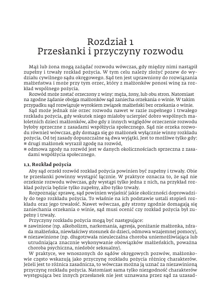 Rozwód, podział majątku, alimenty - ebook