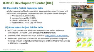  Presentation at the 95th Governing Board meeting (Program Committee) By Research Program : Asia