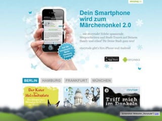 Screenshot: Webseite „Storytude“| Link
 