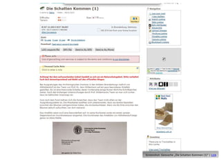 Screenshot: Geocache „Die Schatten Kommen (1)“ | Link
 