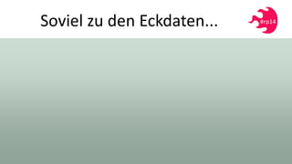 Soviel zu den Eckdaten...
 
