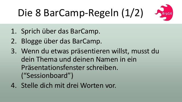 Geh Mir Weg Mit Barcamp Rp14