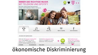ökonomische Diskriminierung
 