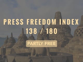 P H
P R E S S F R E E D O M I N D E X
1 3 8 / 1 8 0
PARTLY FREE
 