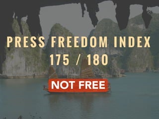 NOT FREE
P R E S S F R E E D O M I N D E X
1 7 5 / 1 8 0
 